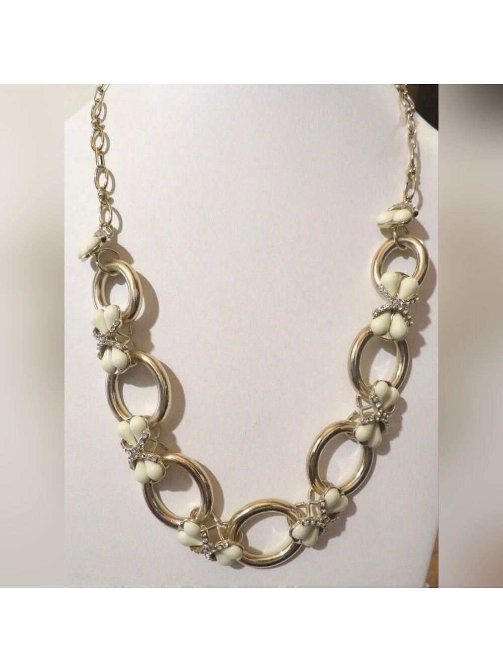 TALBOTS LARGE LINK NECKLACE 27-30" NWOT